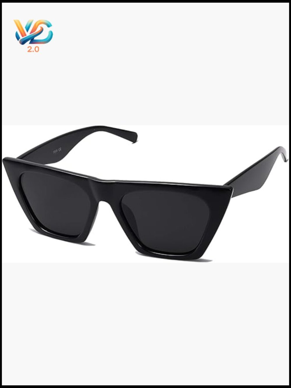 Trendy Oversized Square Cateye Polarized Sunglasses Big Frame Shades